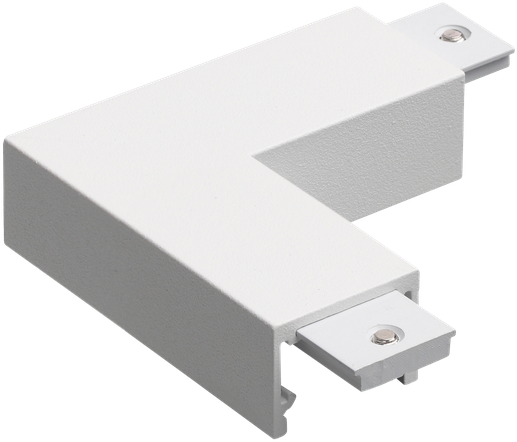 Paviršinio magnetinės sistemos STICK bėgelio L tipo sujungimas, baltas, 364155