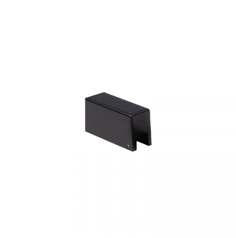 Paviršinio magnetinės sistemos ZAMBELIS MAGNETIC bėgelio lubinė dėžutė laidų sujungimui, juoda, 22292