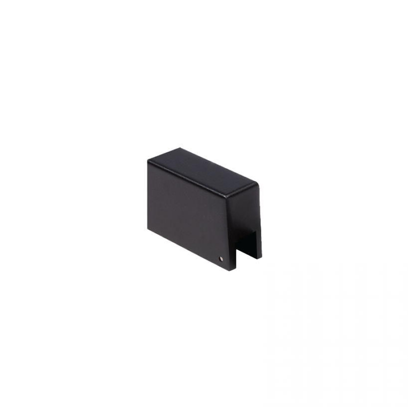 Paviršinio magnetinės sistemos ZAMBELIS MAGNETIC bėgelio lubinė dėžutė laidų sujungimui, juoda, 22290