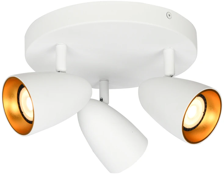 Italux Lubinis šviestuvas Tino SPL-36748-3R-WH-GD