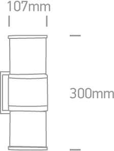 Paviršinis fasado šviestuvas, E27, pilkas, 67098/G