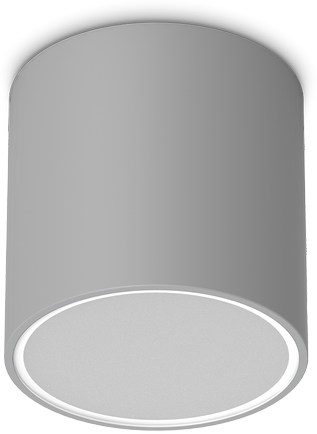Paviršinis fasado šviestuvas TECHO, GU10, pilkas, IP54, 342702