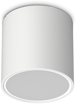 Paviršinis fasado šviestuvas TECHO, GU10, baltas, IP54, 342689