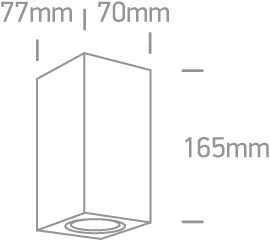 Paviršinis lauko šviestuvas, GU10, antracito sp., 67426A/AN