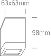 Paviršinis lauko šviestuvas, GU10, pilkas, 67130D/G