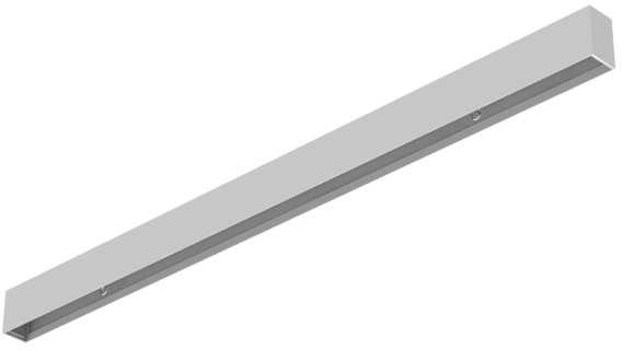 Paviršinis linijinės sistemos bėgelis OFFICE LINEAR, pilkas