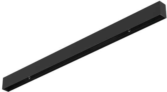 Paviršinis linijinės sistemos bėgelis OFFICE LINEAR, juodas