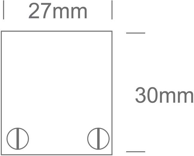 Paviršinis magnetinių sistemų bėgelis MINI, baltas, 2m, 42002A/W