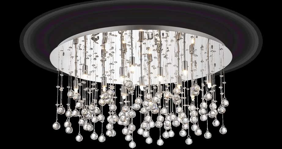 Ideal Lux Lubinis šviestuvas Moonlight Pl15 Cromo 77819