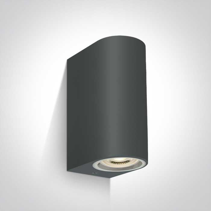 Paviršinis šviestuvas, 2xGU10, antracito sp., IP65, 67142G/AN