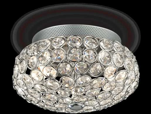 Ideal Lux Lubinis šviestuvas King Pl3 Cromo 75389