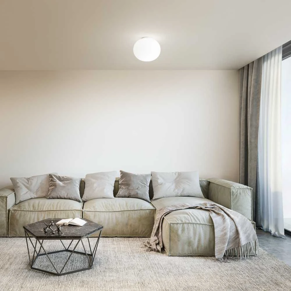 Lubinis šviestuvas Ideal Lux Paviršinis šviestuvas COTTON, E27, baltas, 297743