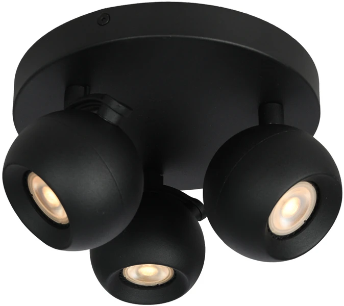 Italux Lubinis šviestuvas Lafin SPL-45379-3R-BK