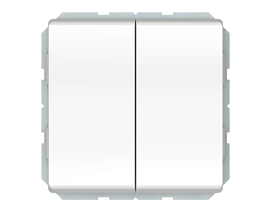 Perjungiklis VILMA STANDARD ST 150, 2 klavišų, be rėmelio, baltas