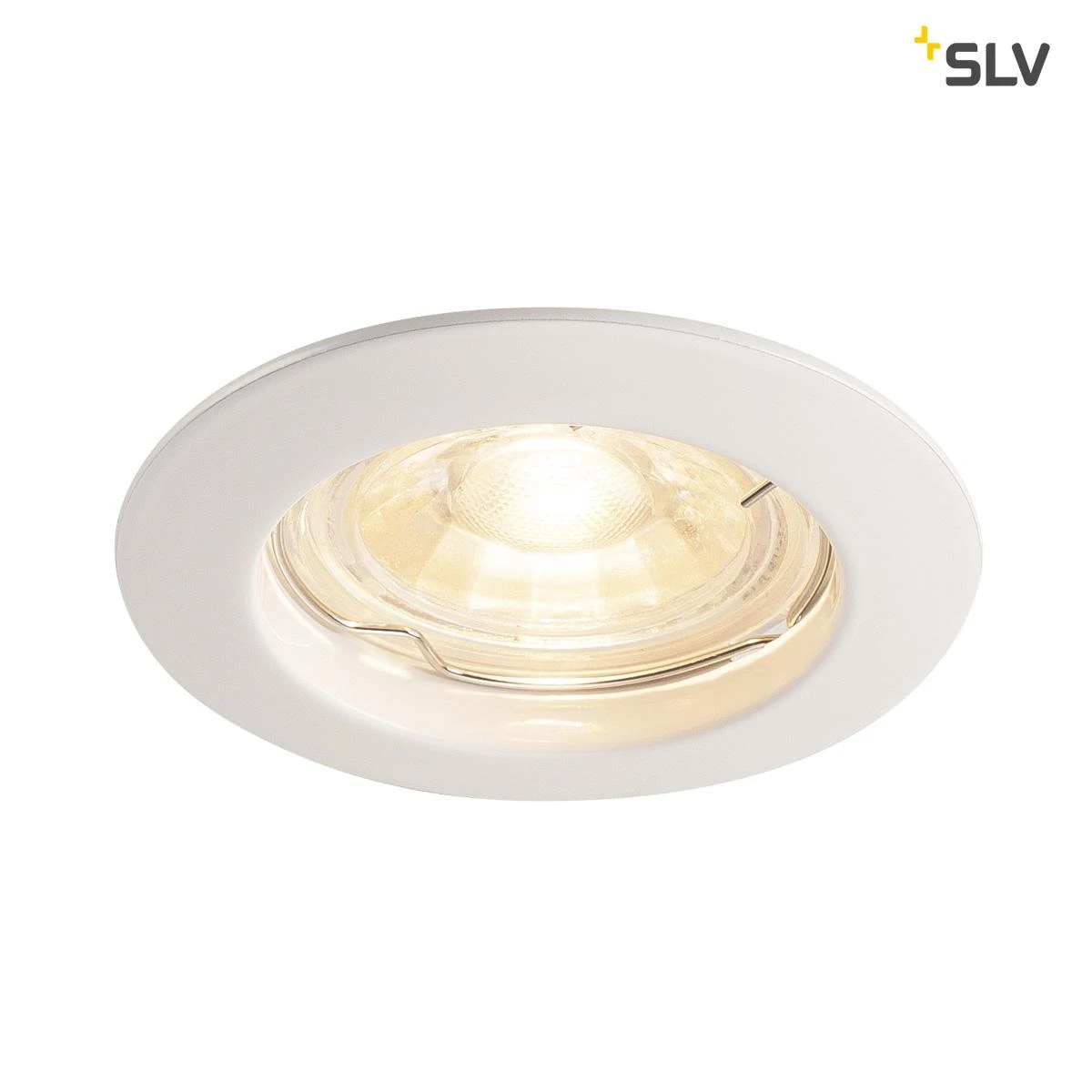 slv PIKA QPAR51, įleidžiamas lubų šviestuvas, nekeičiama kryptis, baltas, maksimaliai 50W