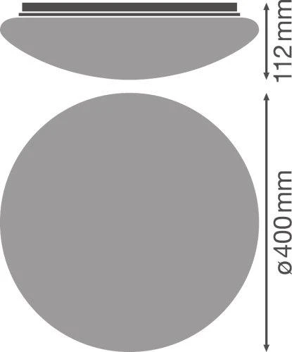 Ledvance Circular Cover 400 matmenų brėžinys