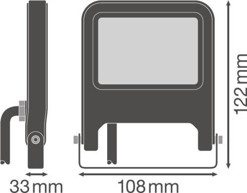 Prožektorius VALUE 10 W 4000 K IP65 BK