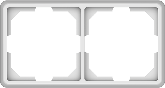 Rėmelis VILMA STANDARD ST 150, 2 vietų, pilkas