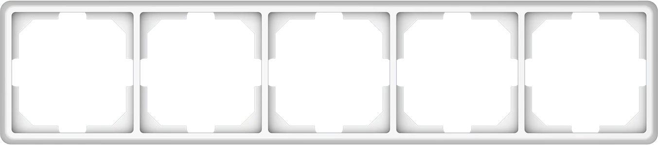 Rėmelis VILMA STANDARD ST 150, 5 vietų, baltas