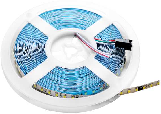 Rinkinys - 4,8W/m LED juosta, 12V, 4000K, IP65, 5m, su maitinimo šaltiniu ir nuotolinio valdymo pulteliu