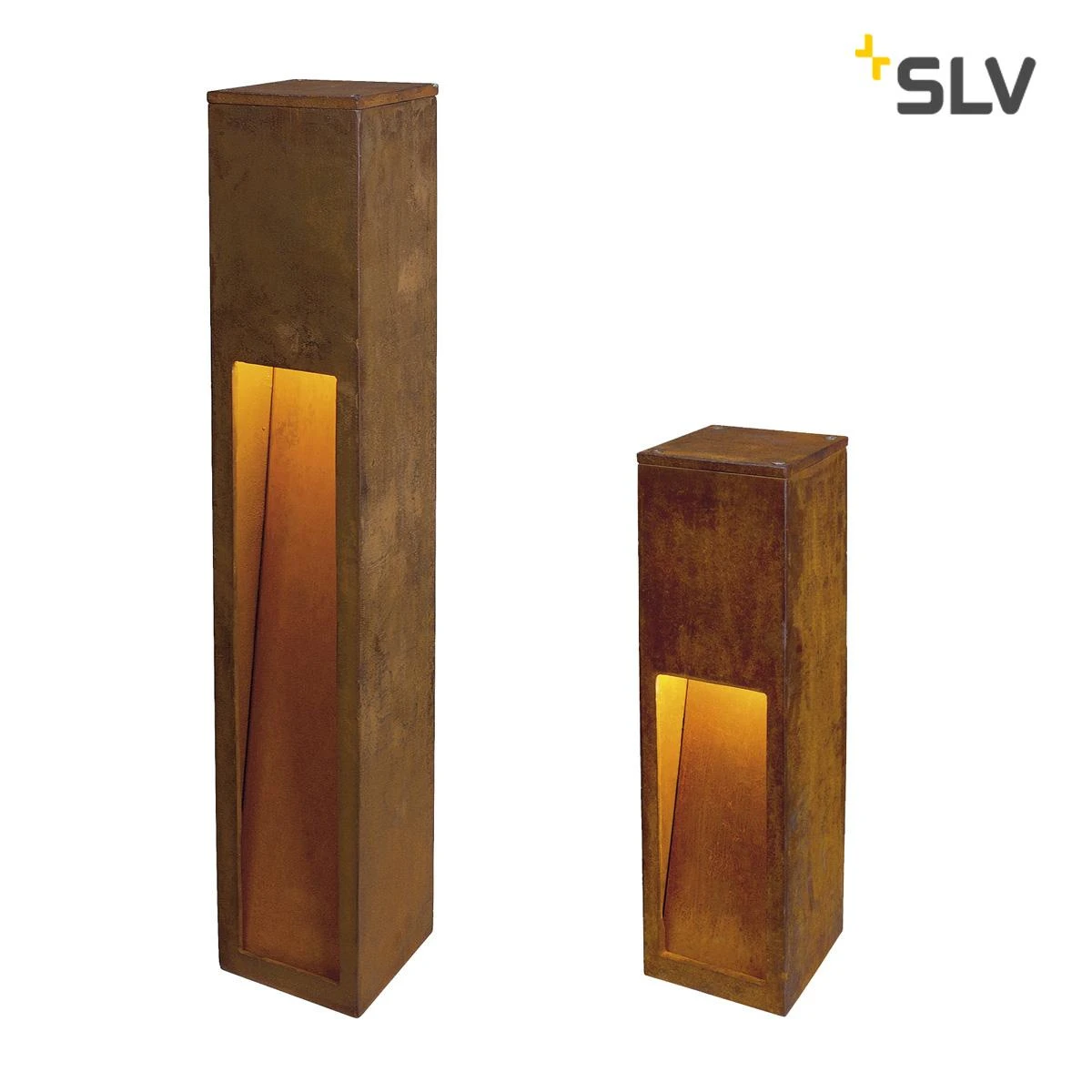 slv RUSTY SLOT 50, surudijusio plieno spalvos, E27 taupantis energiją, maksimaliai 11W, IP44