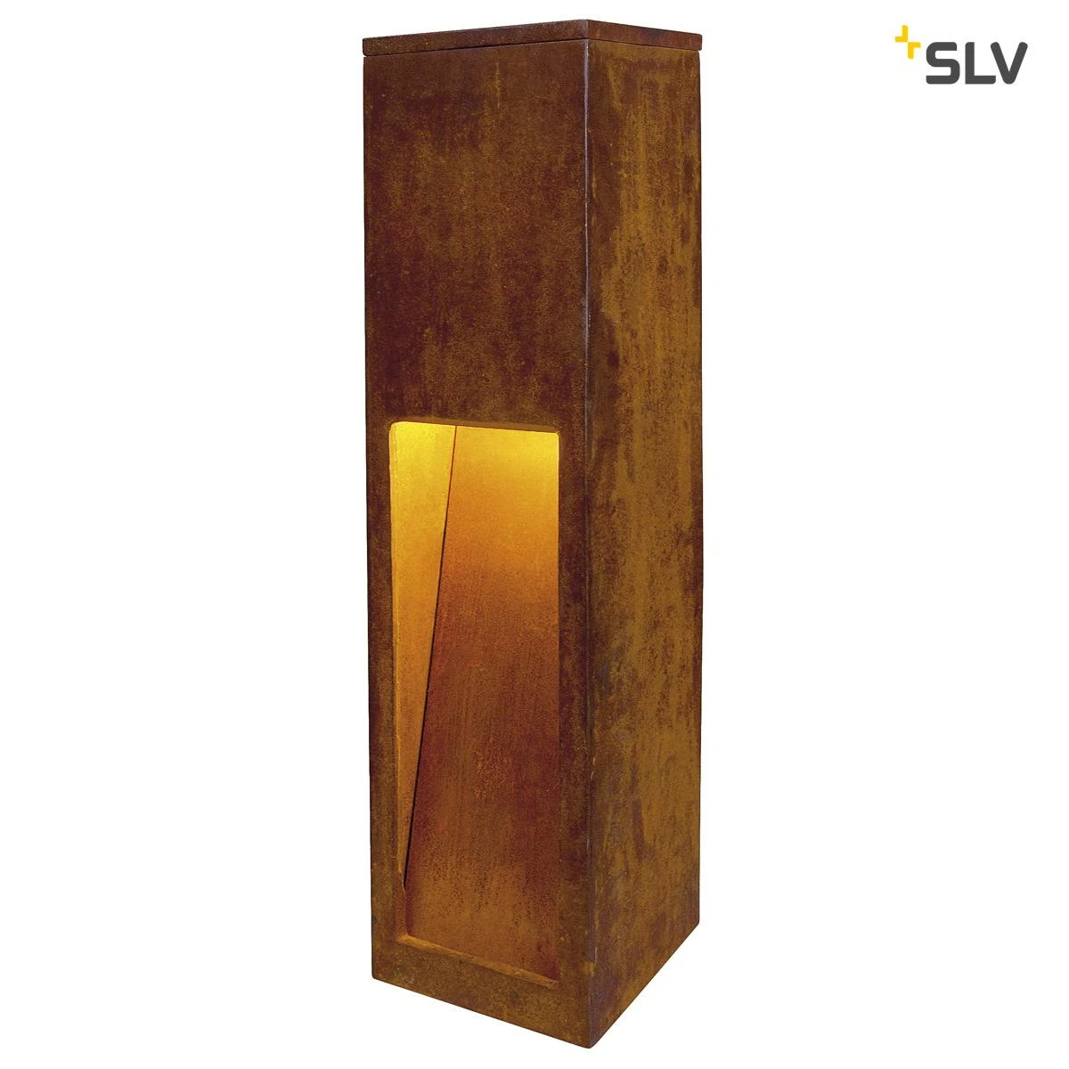 slv RUSTY SLOT 50, surudijusio plieno spalvos, E27 taupantis energiją, maksimaliai 11W, IP44