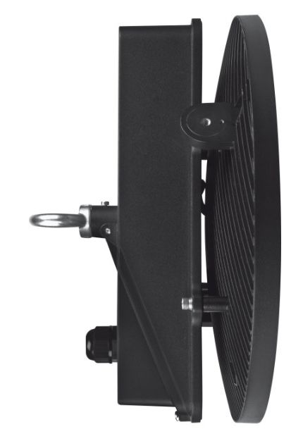 Ledvance 93W LED sandėlio šviestuvas DALI 115 DEG, juodas, 4000K, IP65
