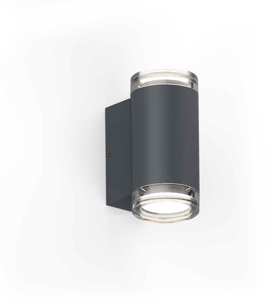 Sieninis fasado šviestuvas ARTIC, GU10, antracito sp., IP65, A2091180GR