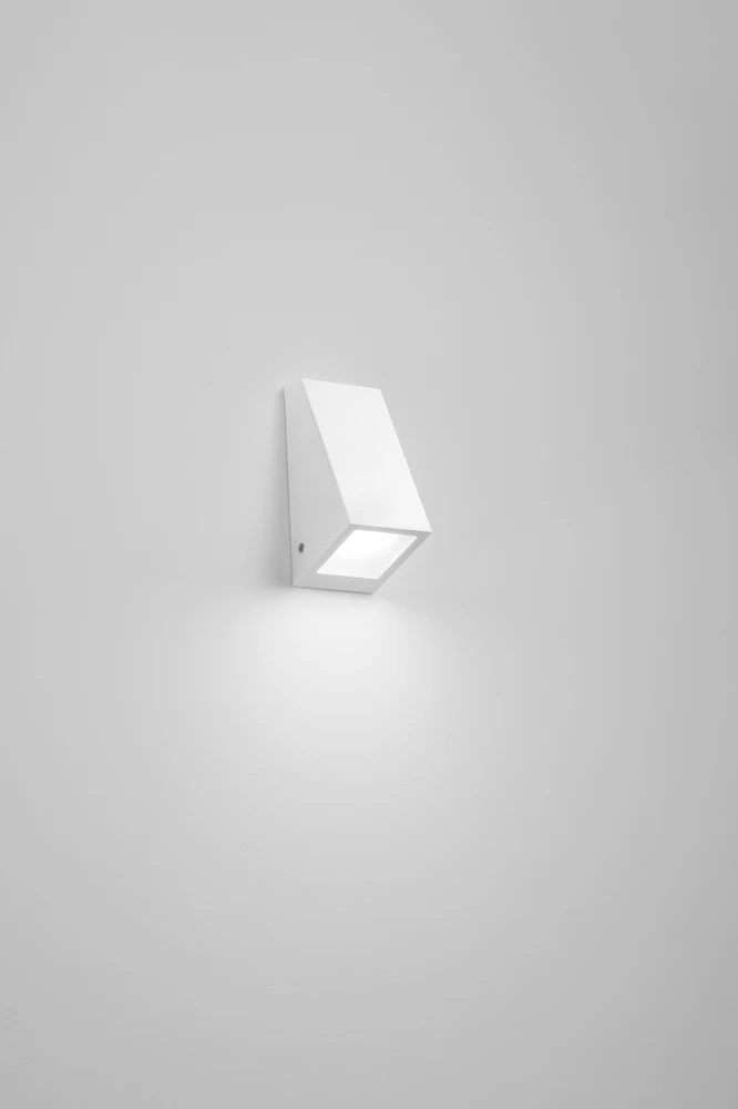 Sieninis šviestuvas Sieninis fasado šviestuvas POPUP, baltas, 1xGU10