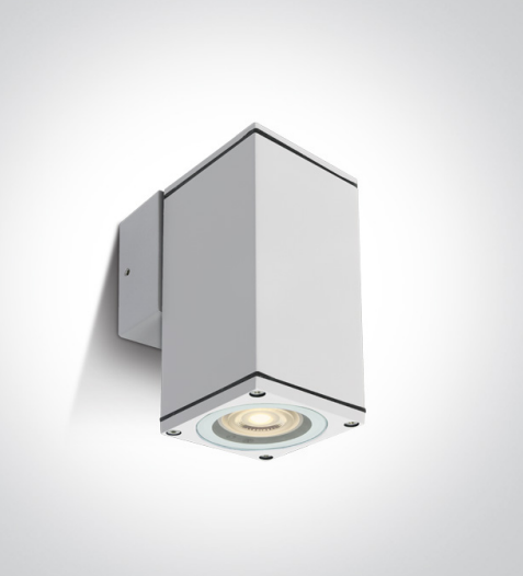 Sieninis lauko šviestuvas, GU10, baltas, IP54, 67426B/W