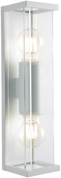 Sieninis lauko šviestuvas VITRA, E27, baltas, IP54, 9104