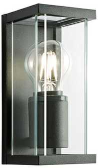 Sieninis lauko šviestuvas VITRA, E27, juodas, IP54, 9107