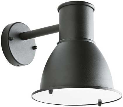 Sieninis lauko šviestuvas WORK, E27, juodas, IP44, 9525