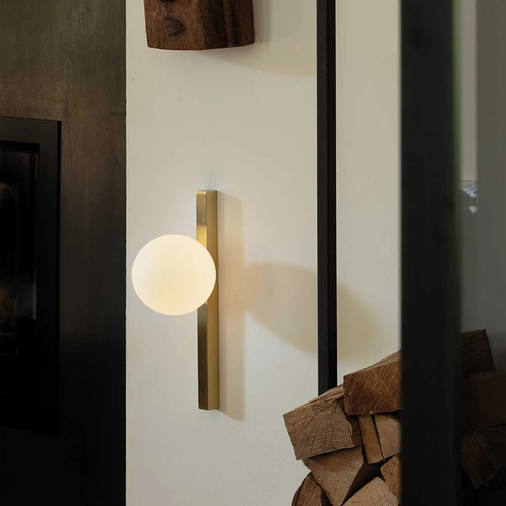 Lubinis šviestuvas Ideal Lux Sieninis/lubų šviestuvas BINOMIO, G9, žalvario sp., 311319
