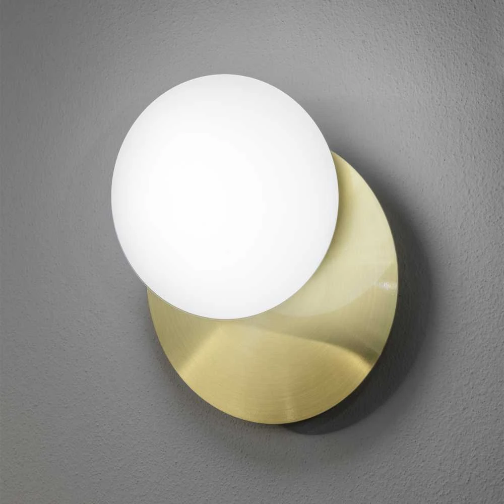 Ideal Lux Sieninis šviestuvas Ninfea Ap1 Ottone