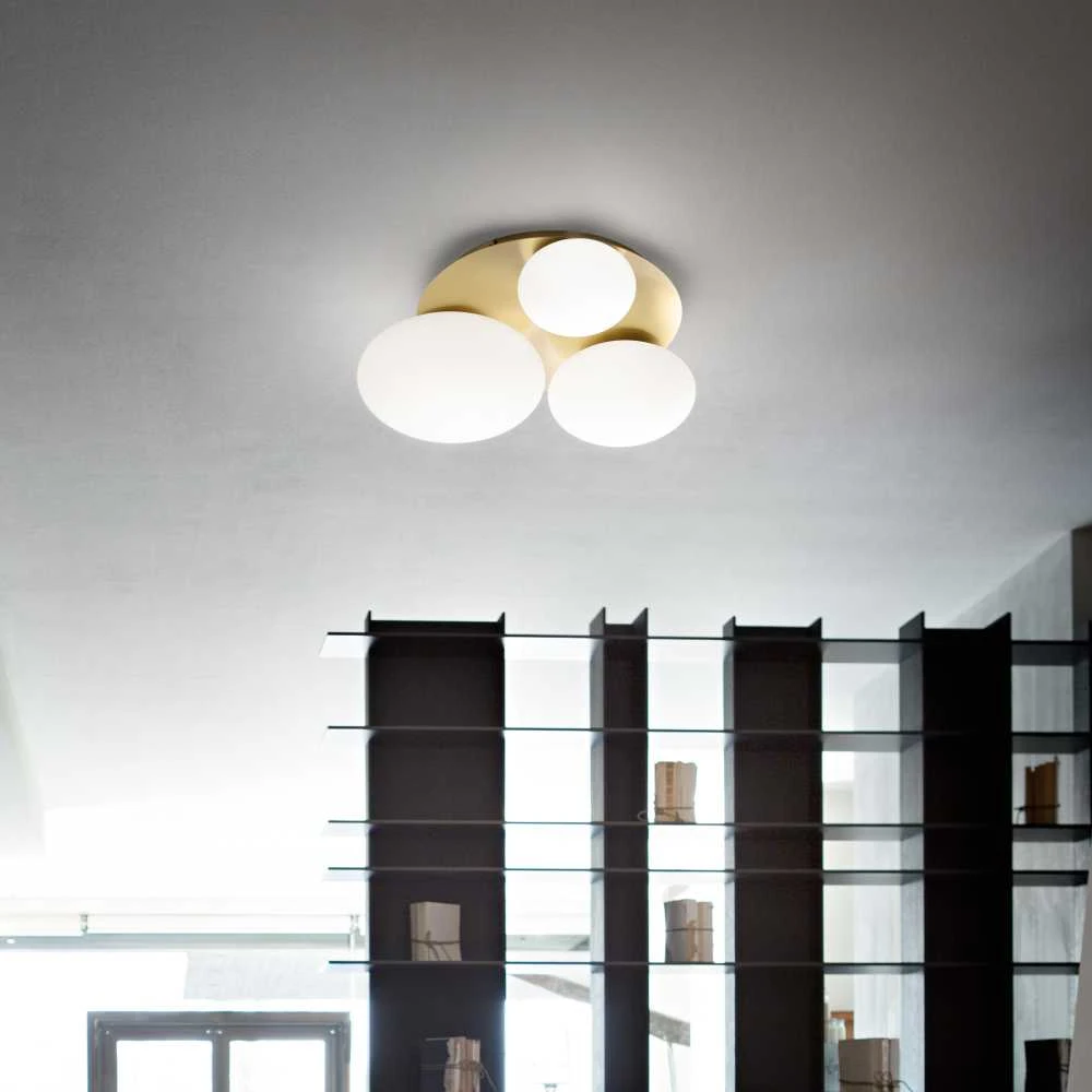 Ideal Lux Lubinis šviestuvas Ninfea Pl3 Ottone