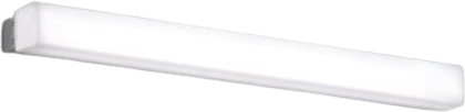 Sieninis šviestuvas 10,5W LED sieninis/veidrodžio šviestuvas BOX, sidabro sp. korpusu, 3000K, IP44, A32000C