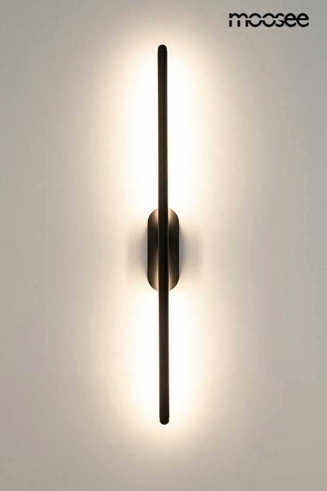 Sieninis šviestuvas 10W LED sieninis veidrodžio šviestuvas TOBIA, juodas, 3000K