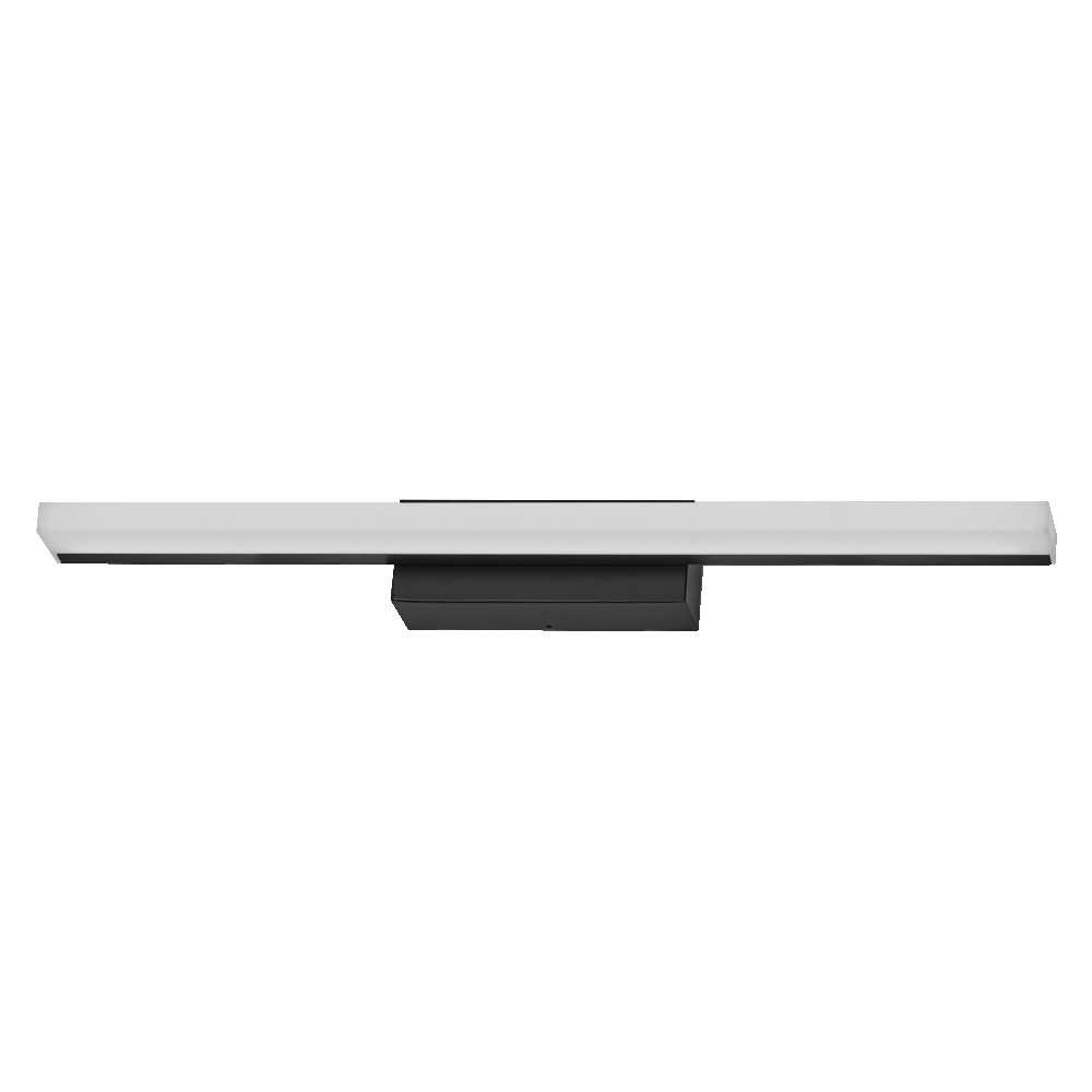 Sieninis šviestuvas 10W LED veidrodžio šviestuvas ORBIS MIRROR, juodas, 3000/4000K, dimeriuojamas, IP44
