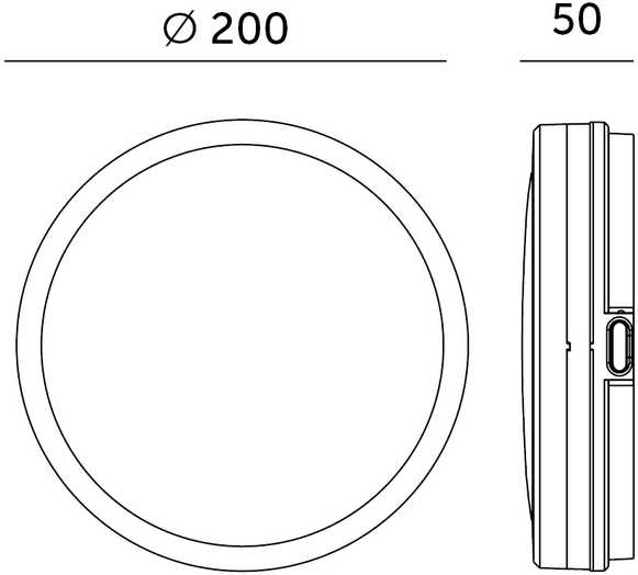 12W LED paviršinis šviestuvas NAIROS PREMIUM G2, juodas, 3000K/4000K/6500K