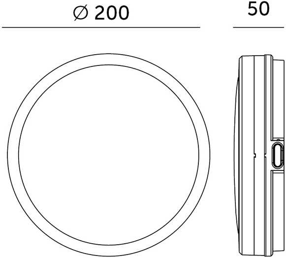 12W LED paviršinis šviestuvas NAIROS PREMIUM G2, baltas, 3000K/4000K/6500K, su judesio davikliu