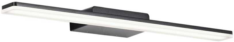 Sieninis šviestuvas 12W LED sieninis veidrodžio šviestuvas RAM, juodas, 3000K, IP44, 4289600