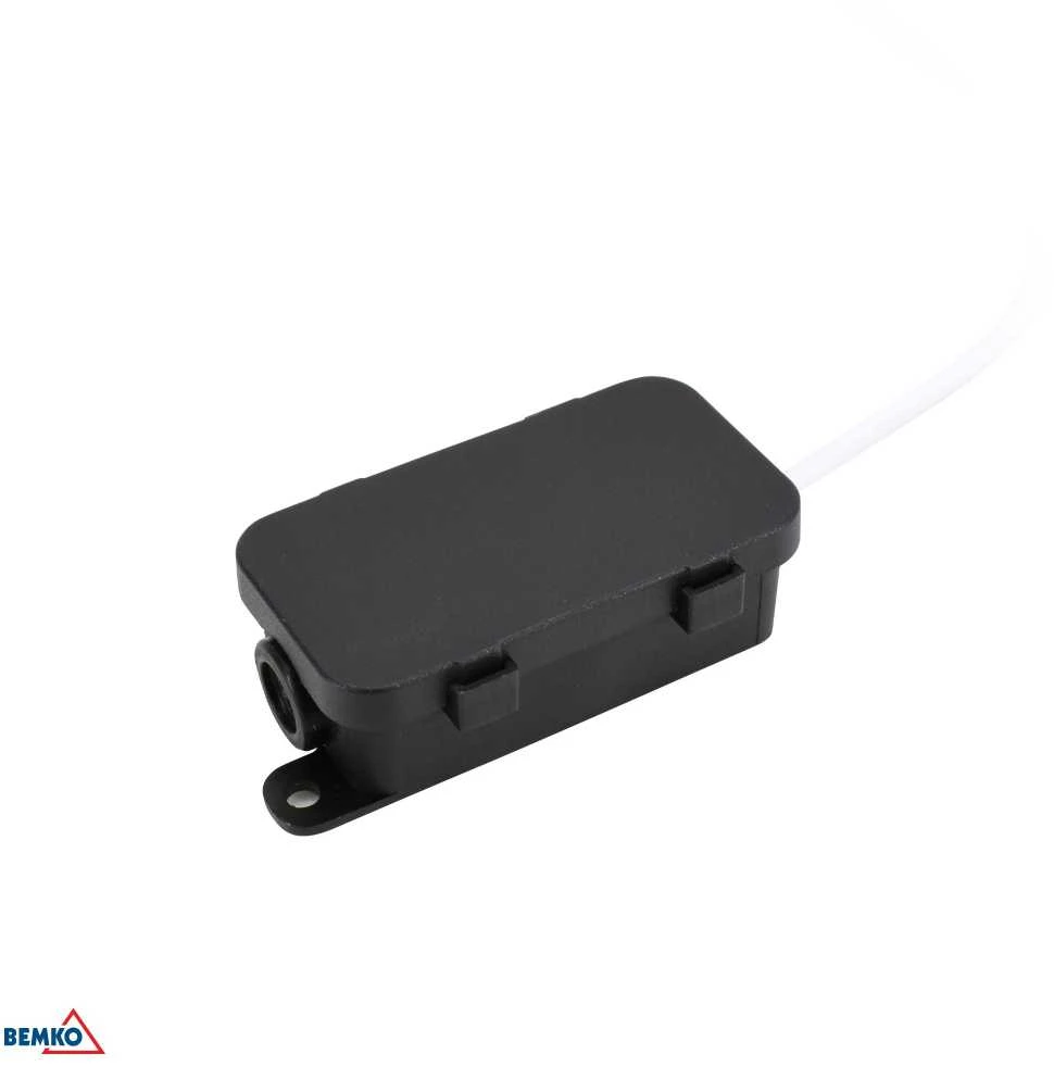 Sieninis šviestuvas Bemko 12W LED veidrodžio šviestuvas KEIRA, juodas, 4000K, IP44