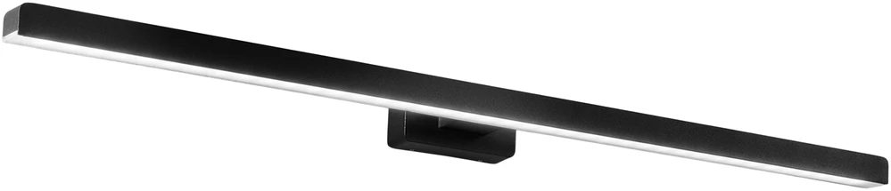 Sieninis šviestuvas 13W LED sieninis vonios šviestuvas LANCER, juodas, 3000K, IP54