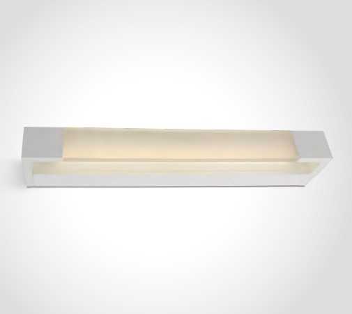 Sieninis šviestuvas 14W LED sieninis vonios šviestuvas, baltas, 3000K, IP44, 38114R/W/W