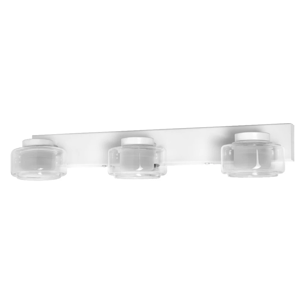 Sieninis šviestuvas 16,5W LED sieninis vonios šviestuvas ORBIS FLAME, baltas, 3000/4000K, IP44