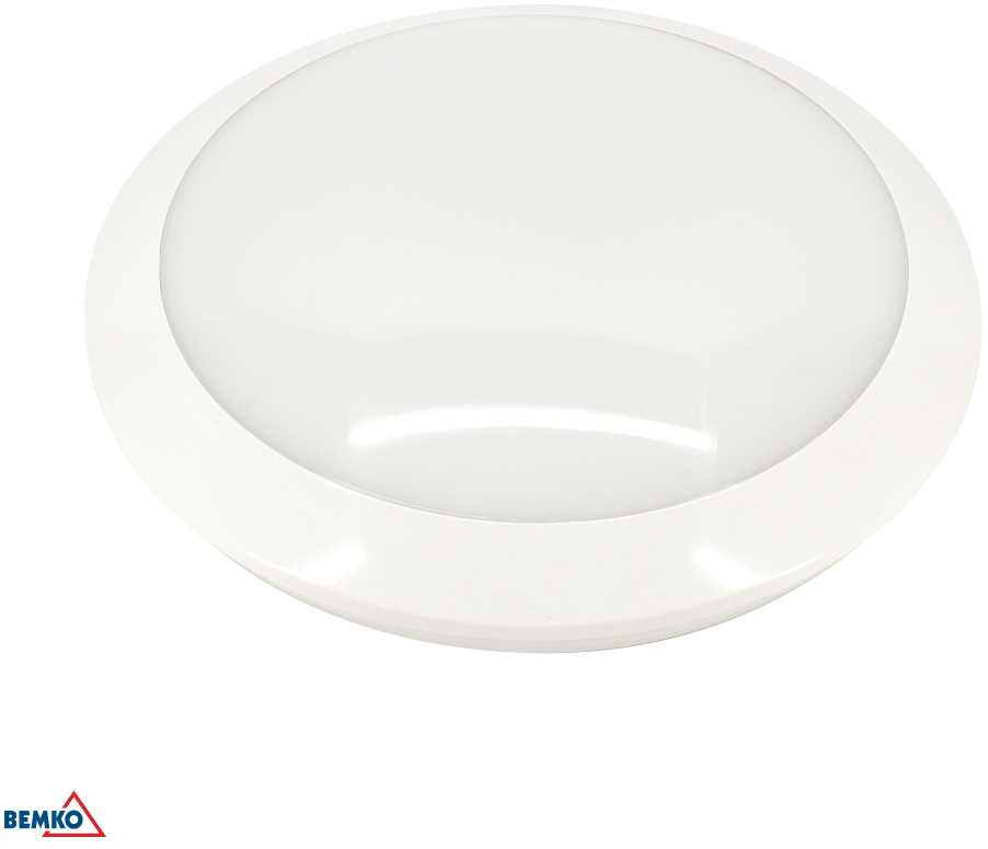 Lubinis šviestuvas Bemko 16W LED plafonas KATIA, baltas, 4000K, IP66, 120°