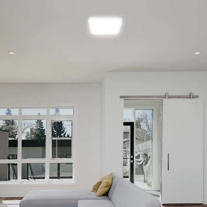 Sieninis šviestuvas 18W LED paviršinis šviestuvas, kvadratinis, baltas, 4000K, IP44