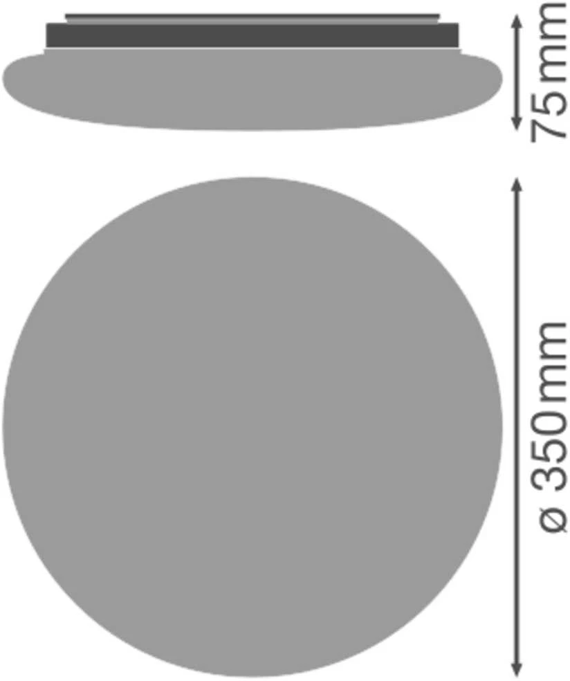 Sieninis šviestuvas Osram 18 W LED prožektoriai, 3000 K/4000 K/5000 K