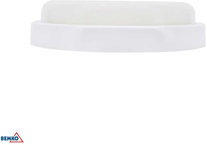 Bemko 18W LED plafonas CIRCLE, baltas, 4000K, IP54, su judesio davikliu